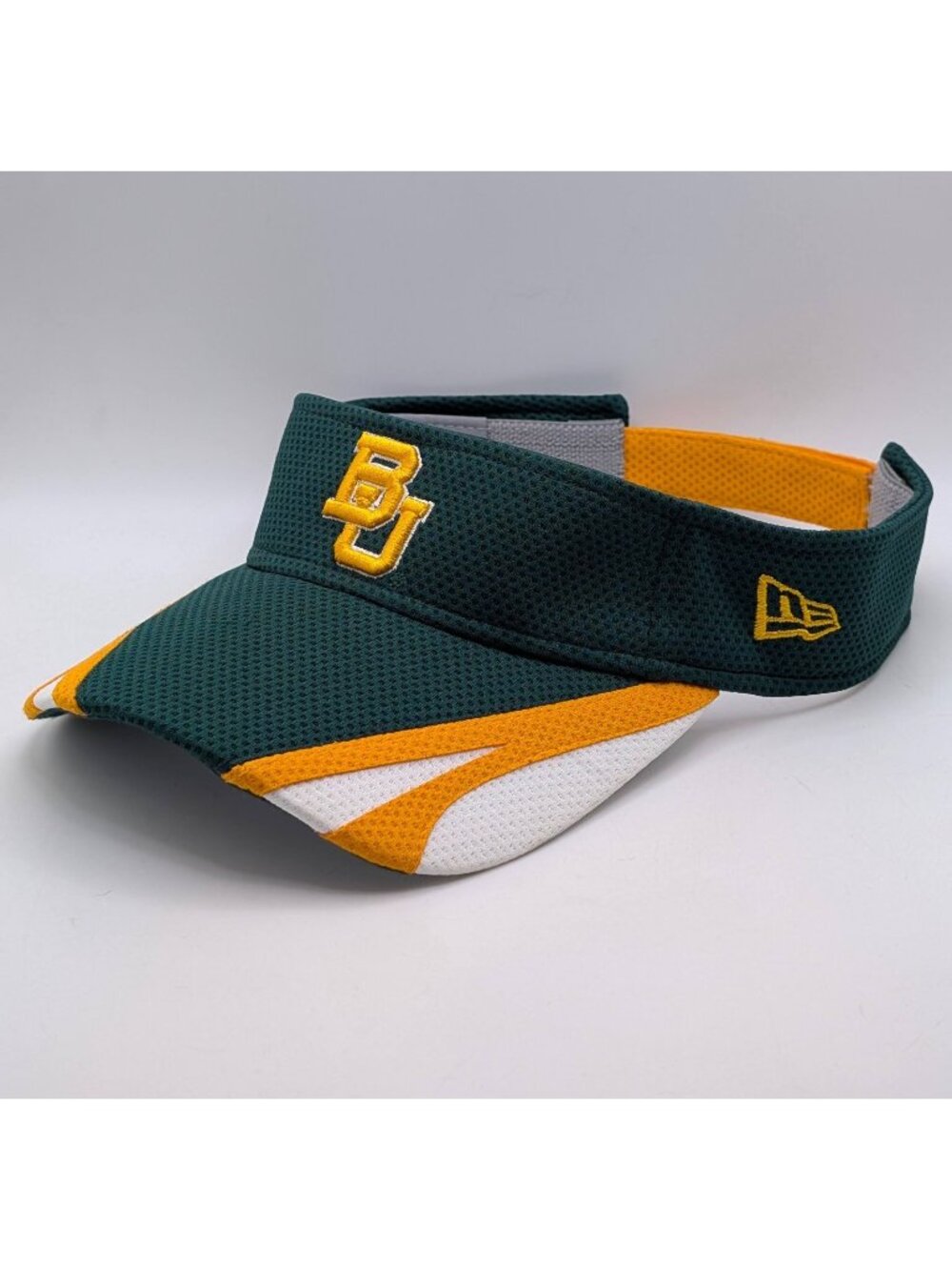 Baylor University Bears BU Adjustable Strap Back Adult Visor Hat New Era NCAA